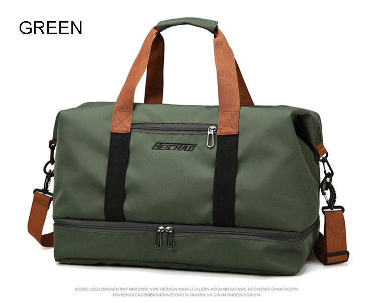 Waterproof Travel Duffel Bag – Unisex Gym & Weekend Bag with Wet/Dry Separation