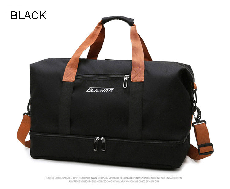 Waterproof Travel Duffel Bag – Unisex Gym & Weekend Bag with Wet/Dry Separation