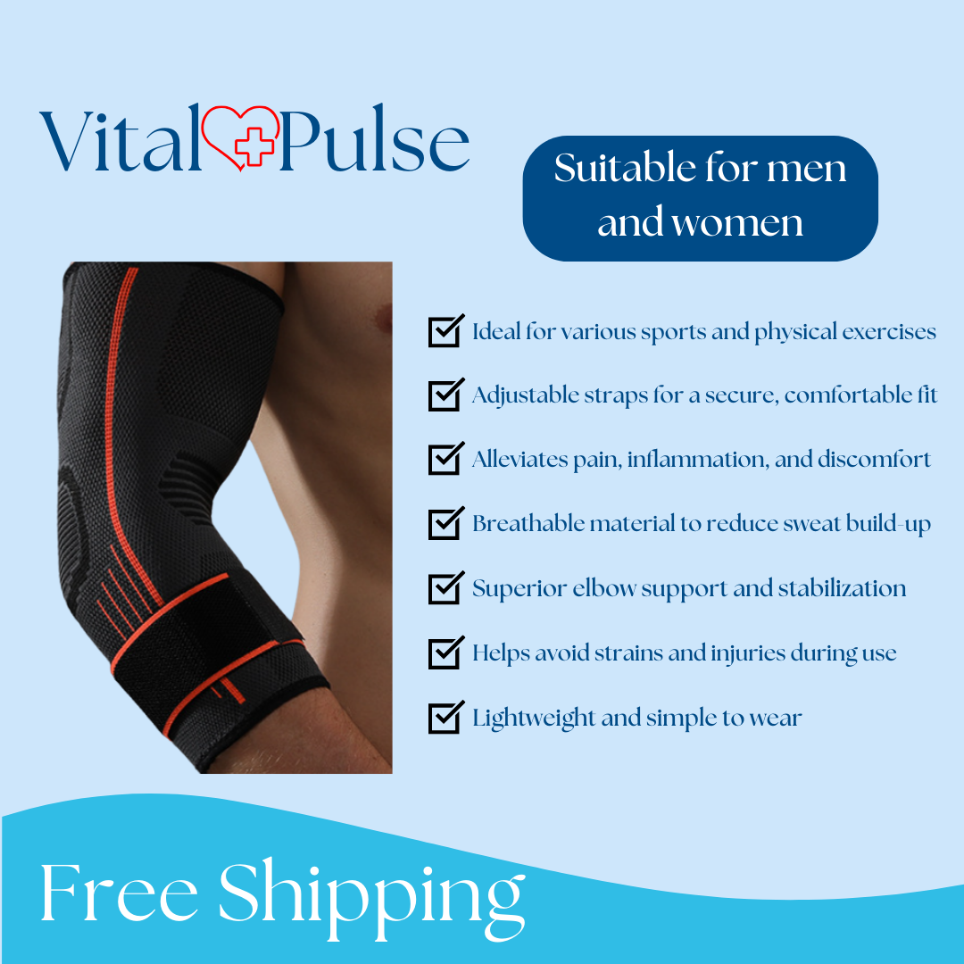 High Performance Elbow Sleeve - Protect your elbows and prevent injuries during physical activities and intense sports