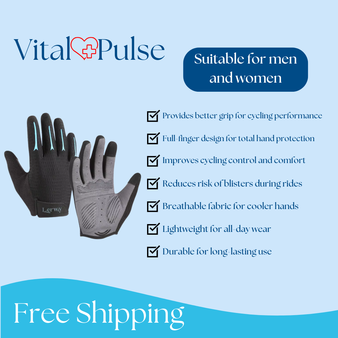 Summer Cycling Gloves - Increase control, protect your hands, and prevent blisters during long bike rides