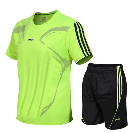 Men's Summer Sports Suit – Quick-Dry & Lightweight Linen Set
